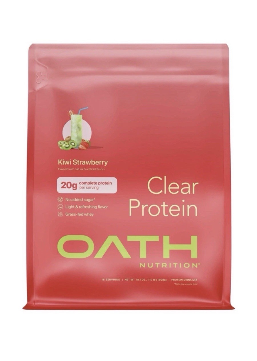 Oath Nutrition Clear Protein Powder – Kiwi Strawberry – Exp 05/20/2027