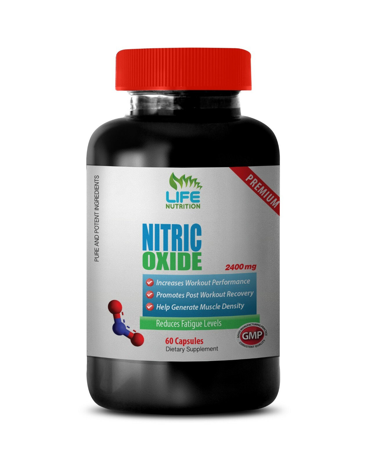 Nitric Oxide Pump 2400mg – Extreme Muscle Strength, Recovery & Endurance 1B