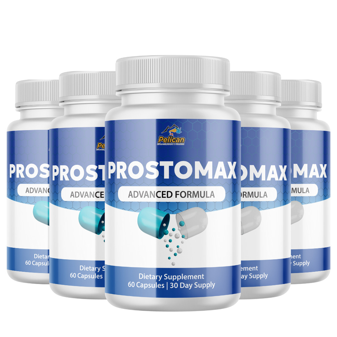 Prostomax- Prostate & Urinary Support- 5 Bottles- 300 Capsules