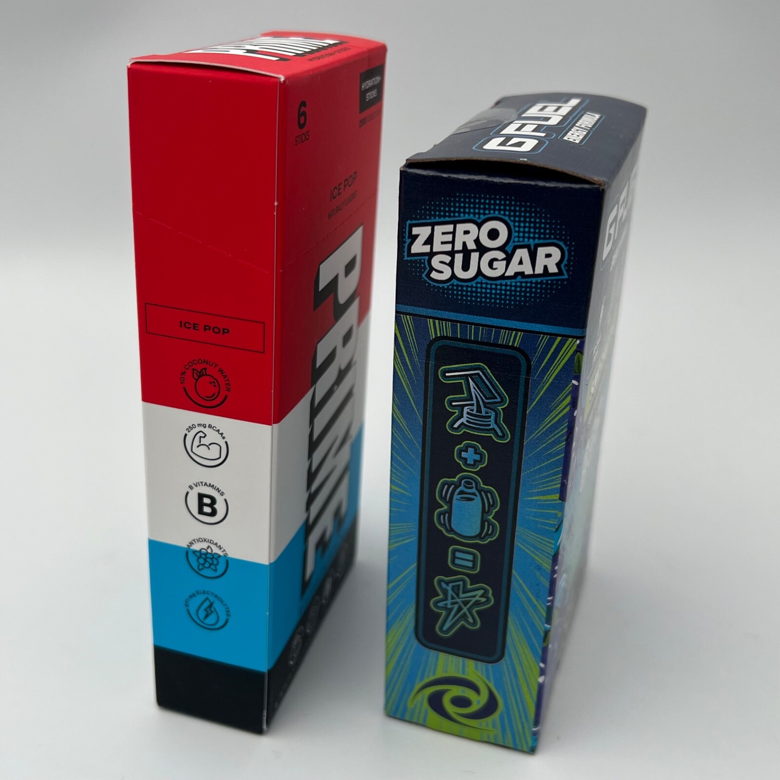 PRIME ICE POP + G FUEL SOUR CHUG RUG Hydration Sticks (12 sticks total)