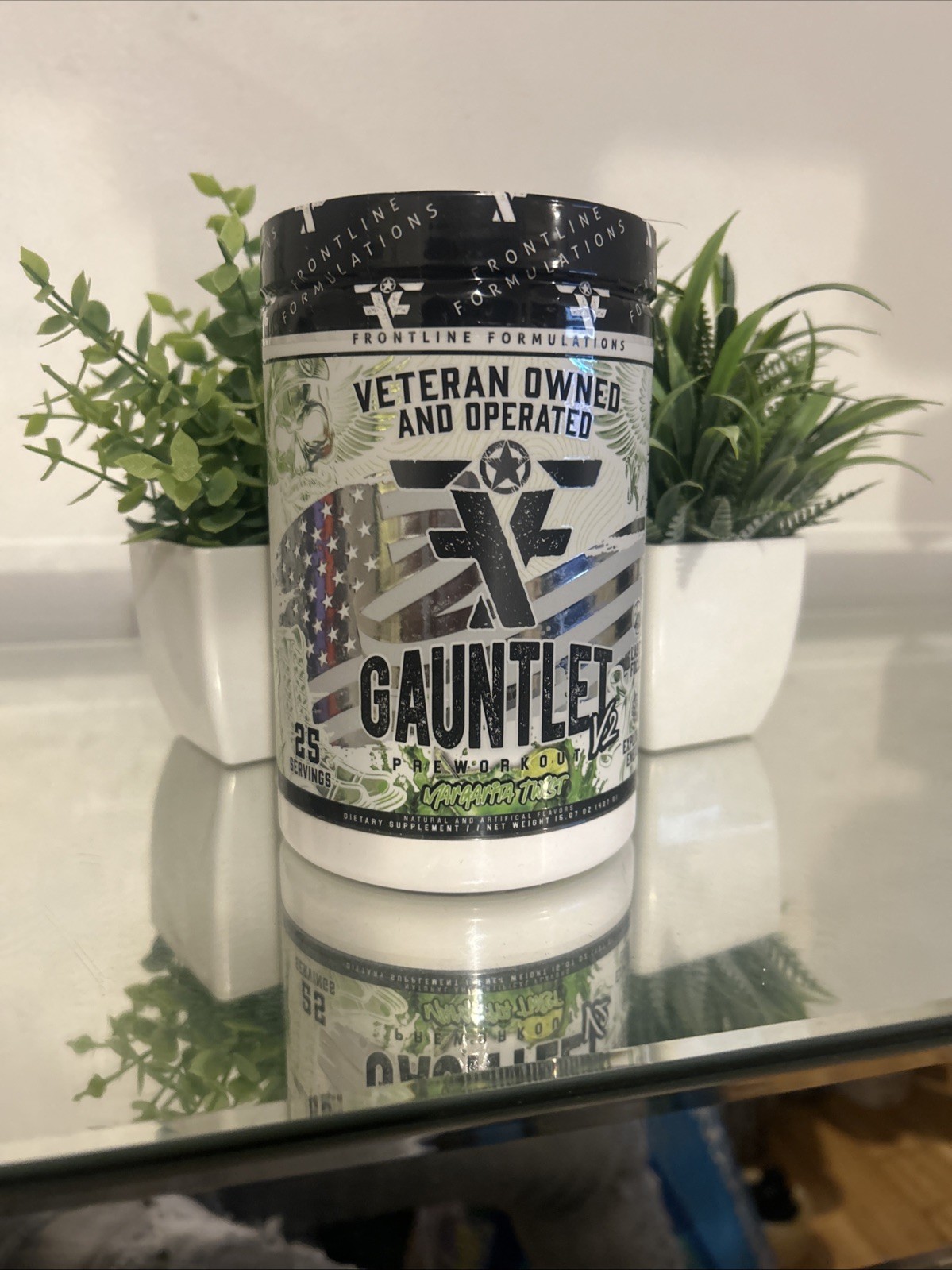 FRONTLINE FORMULATIONS Gauntlet Pre-Workout Powder, Explosive Workouts,