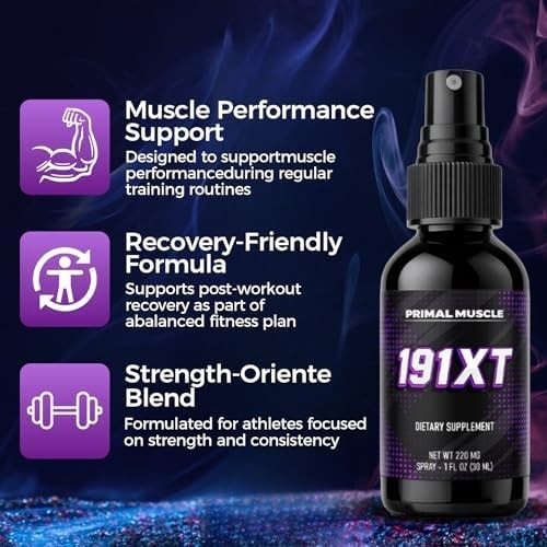 Primal Muscle 191Xt Recovery Spray | 191Xt Primal Muscle Spray, a Plant-Based an