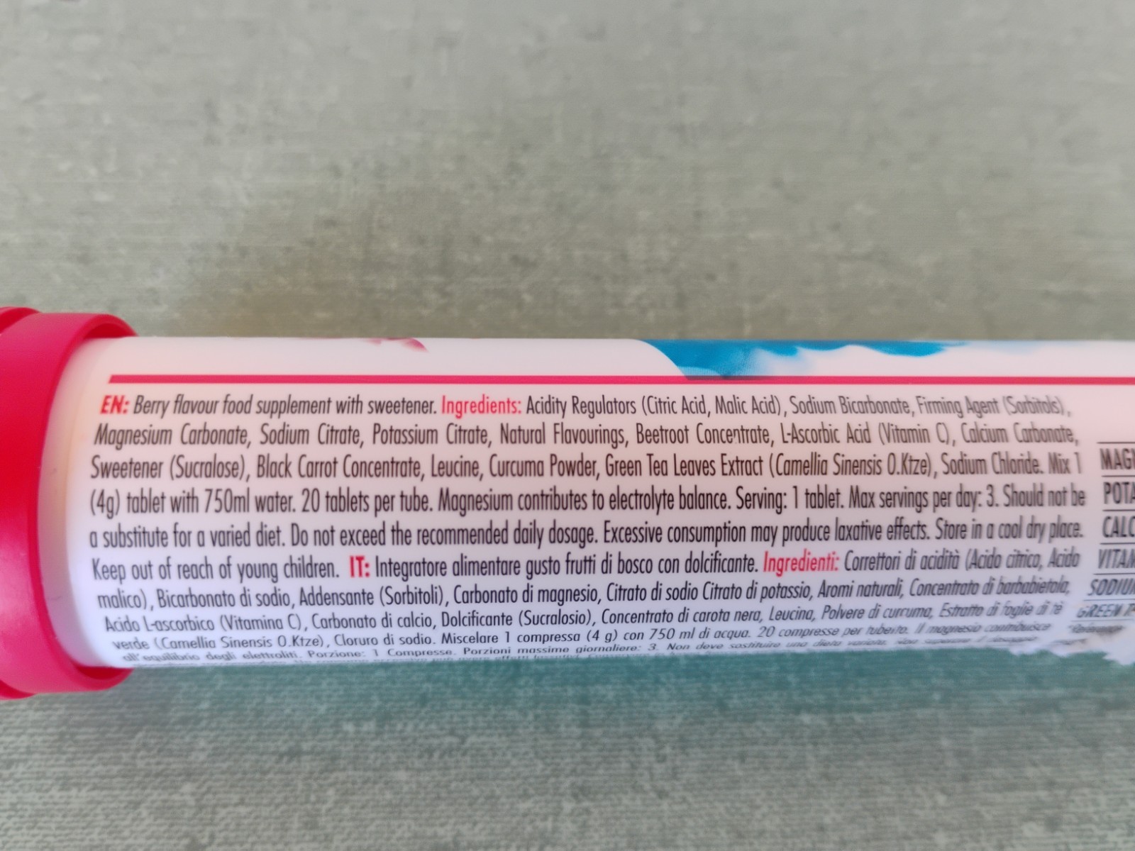 High 5 Zero Hydration Tabs Berry 20 Tabs Exp 01/2028