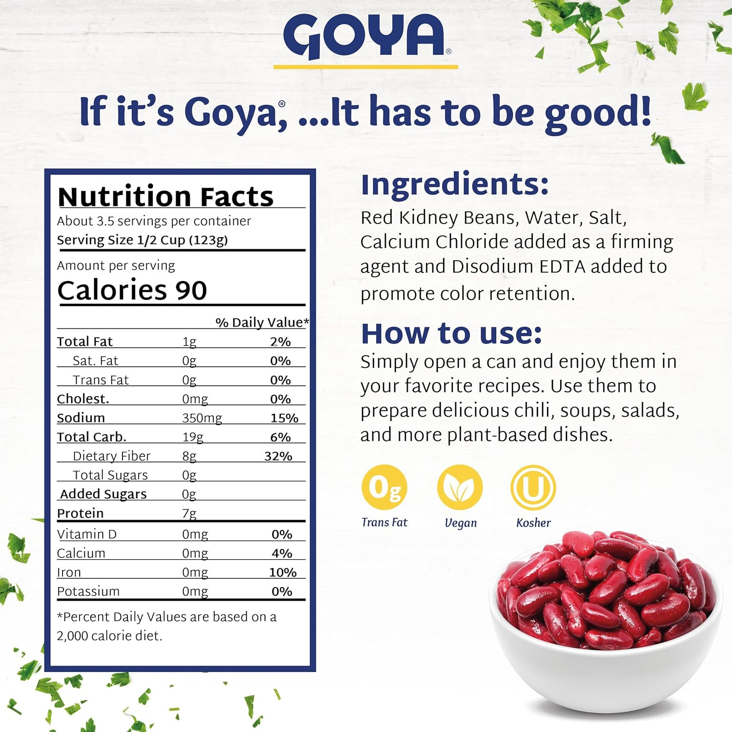 Foods Red Kidney Beans, 15.5 Ounce (Pack of 8)
