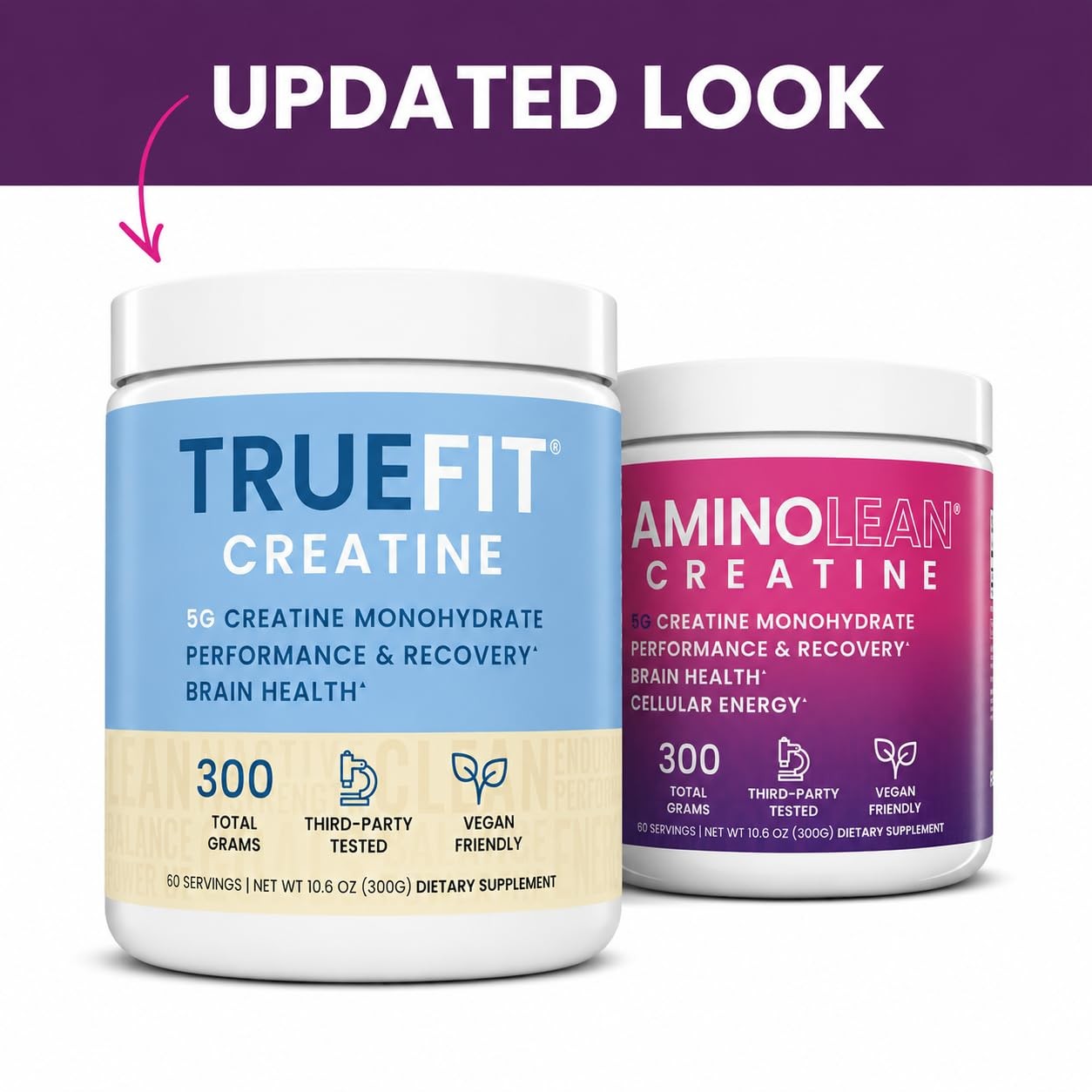 TrueFit Creatine Monohydrate Powder for Women 60 Servings (Pack of 1), White