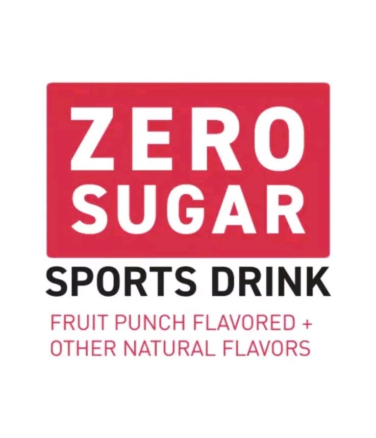 Powerade Zero Sugar Red Fruit Punch Sports Drink 8 Pack 20 fl Oz