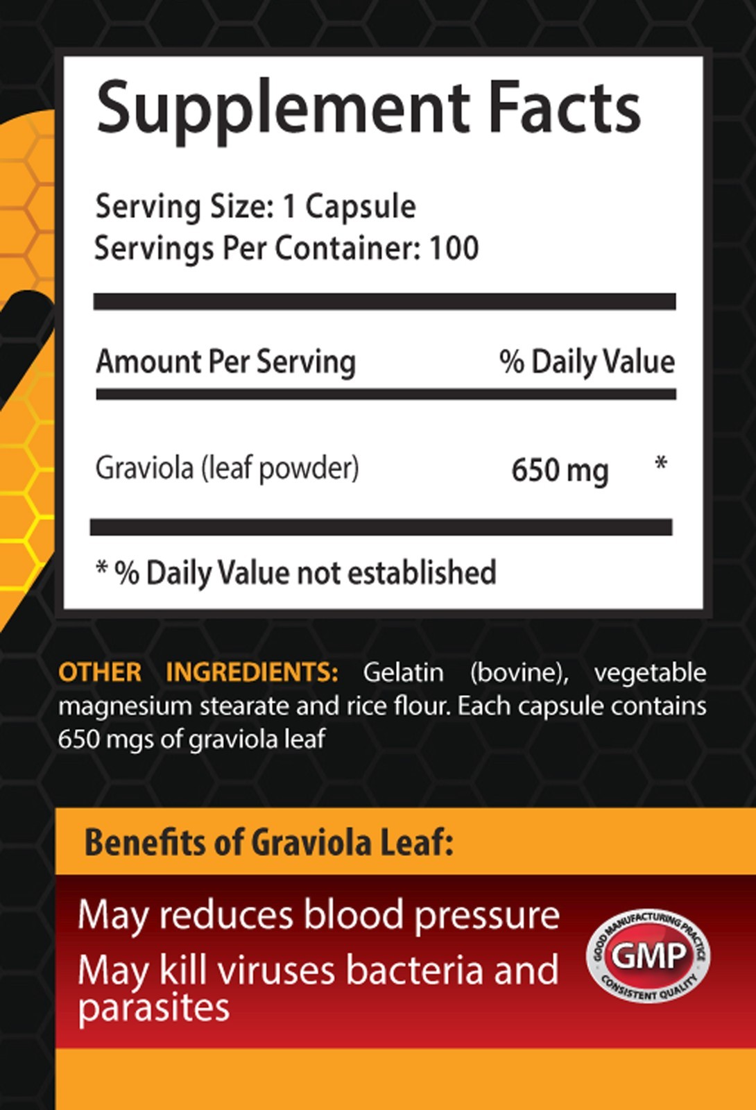 Antioxidant pills – GRAVIOLA SUPER FRUIT – calcium pills 3 Bottles 300 Caps