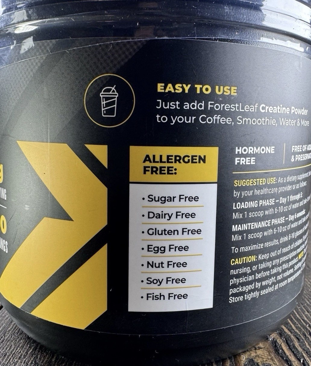 Forest Leaf Pure Micronized Powder Creatine – Strength & Energy – 100 servings