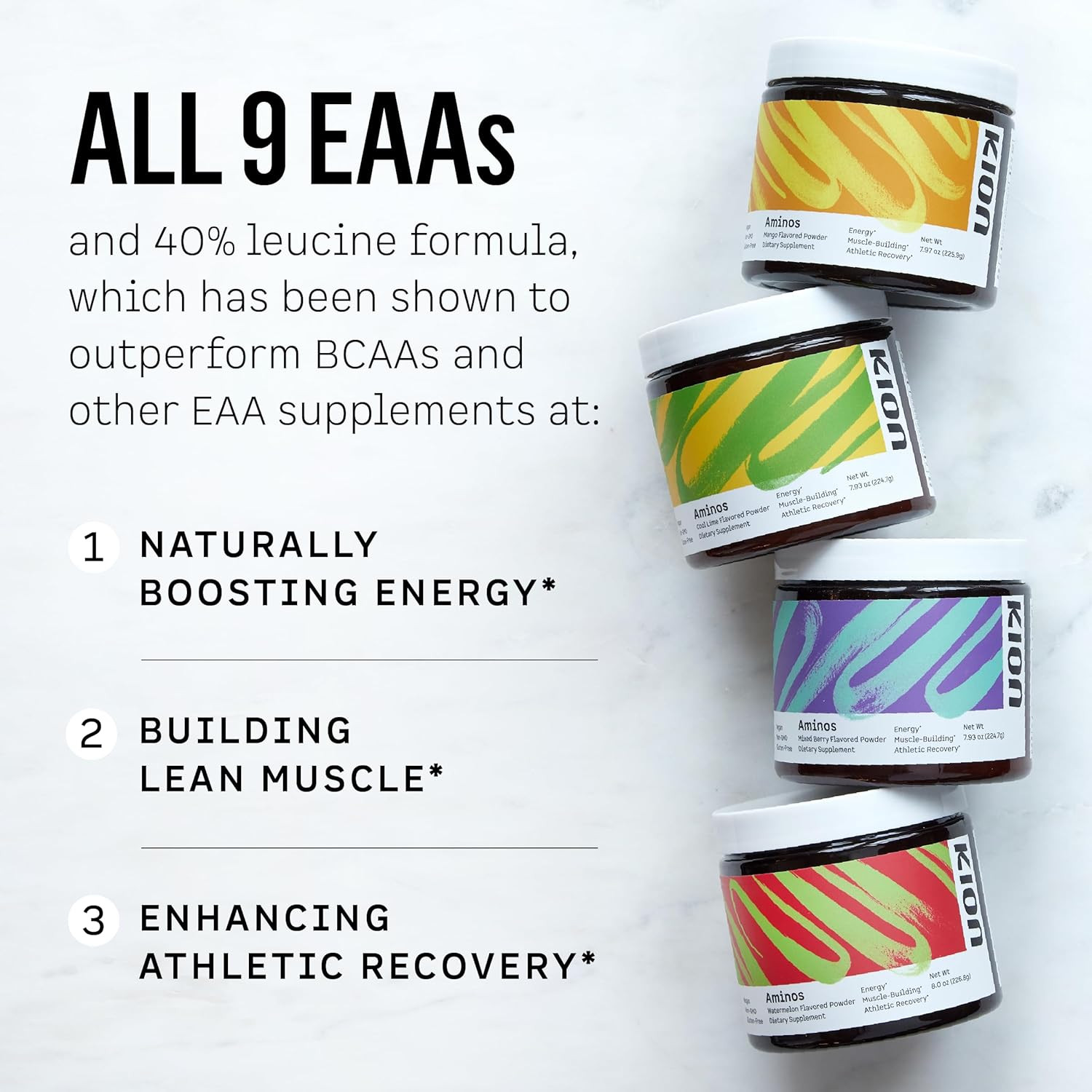Aminos Essential Amino Acids Powder – Amino Acid Nutritional Supplements, Aminos