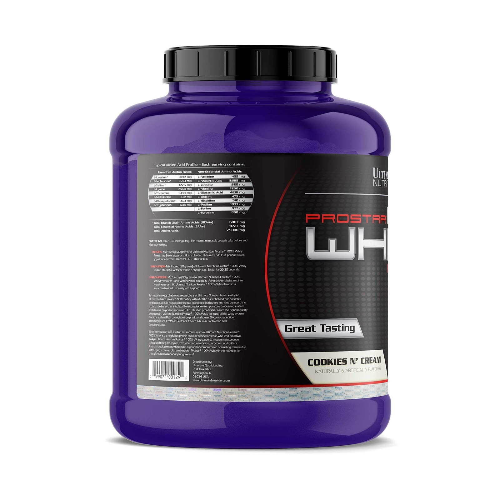 Ultimate Prostar Whey Protein Powder 80 Servings, Cookies N Cream, 5.28 Pounds