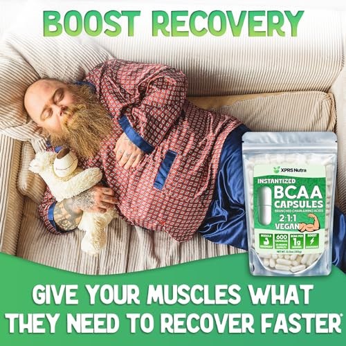 XPRS Nutra BCAA Amino Acids 300 Capsules – Premium BCAAS Amino Acids Supplement