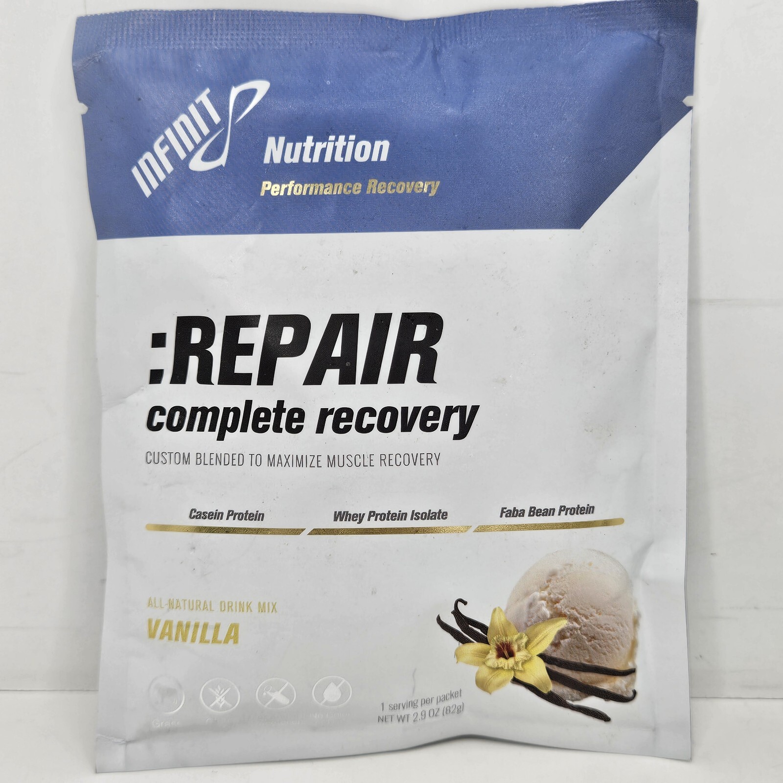 Lot Of Infinit Nutrition Packets Repair Nocturne Java Coffee 4 Packets Total