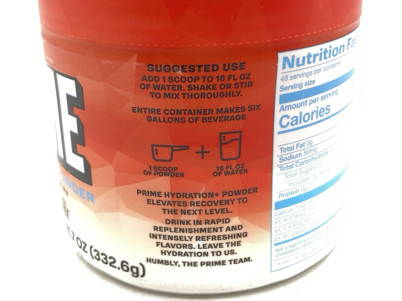 PRIME Hydration+ Powder – Cherry Freeze 48 Servings