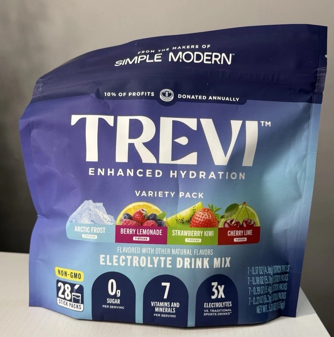 Trevi Enhanced Hydration Variety Pack 28 Count, Sealed