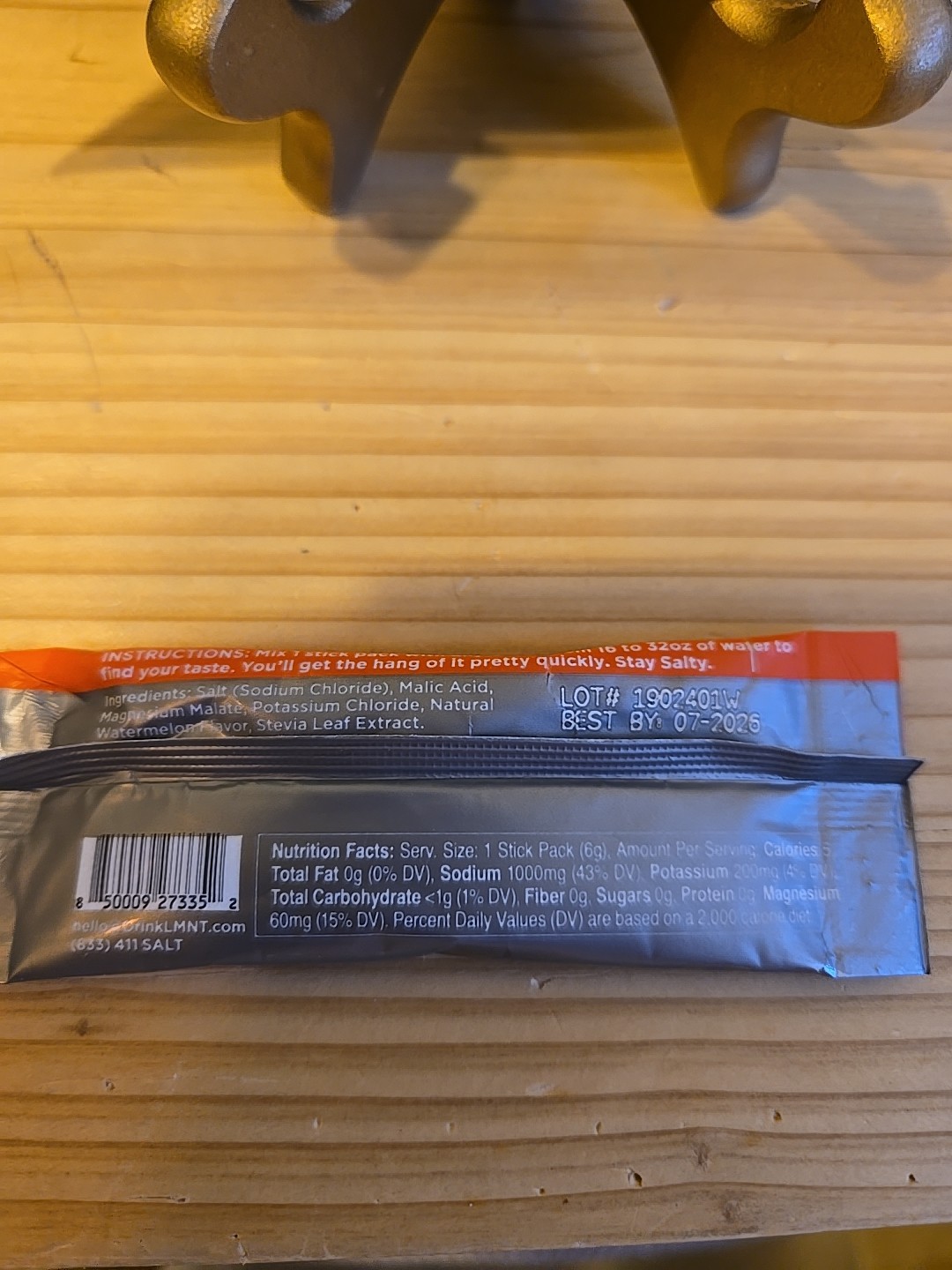 LMNT Salt Drink (12) Packets Exp 07/26 NEW