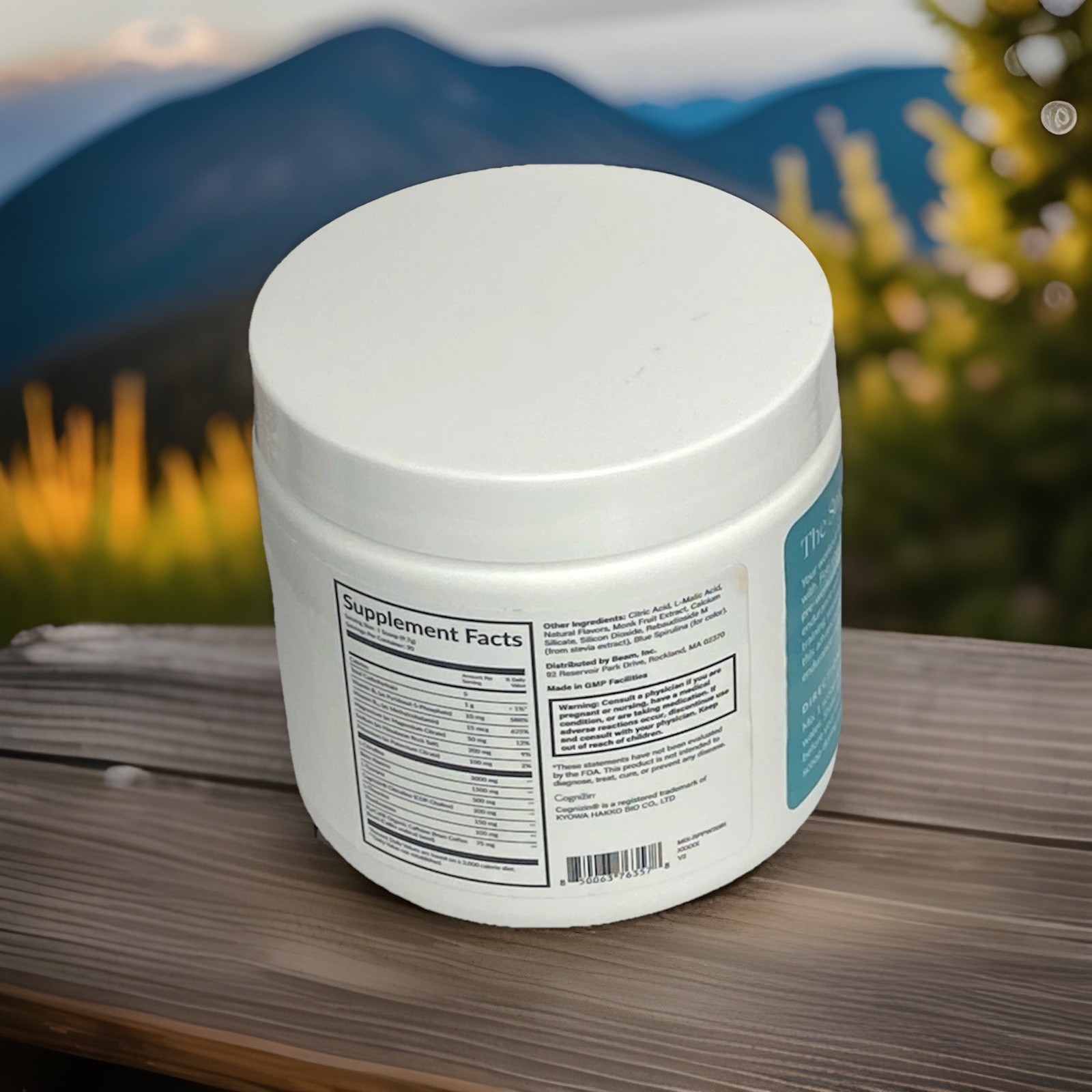 beam Pre-Workout, Blue Raspberry, 6.84 oz (194 g)