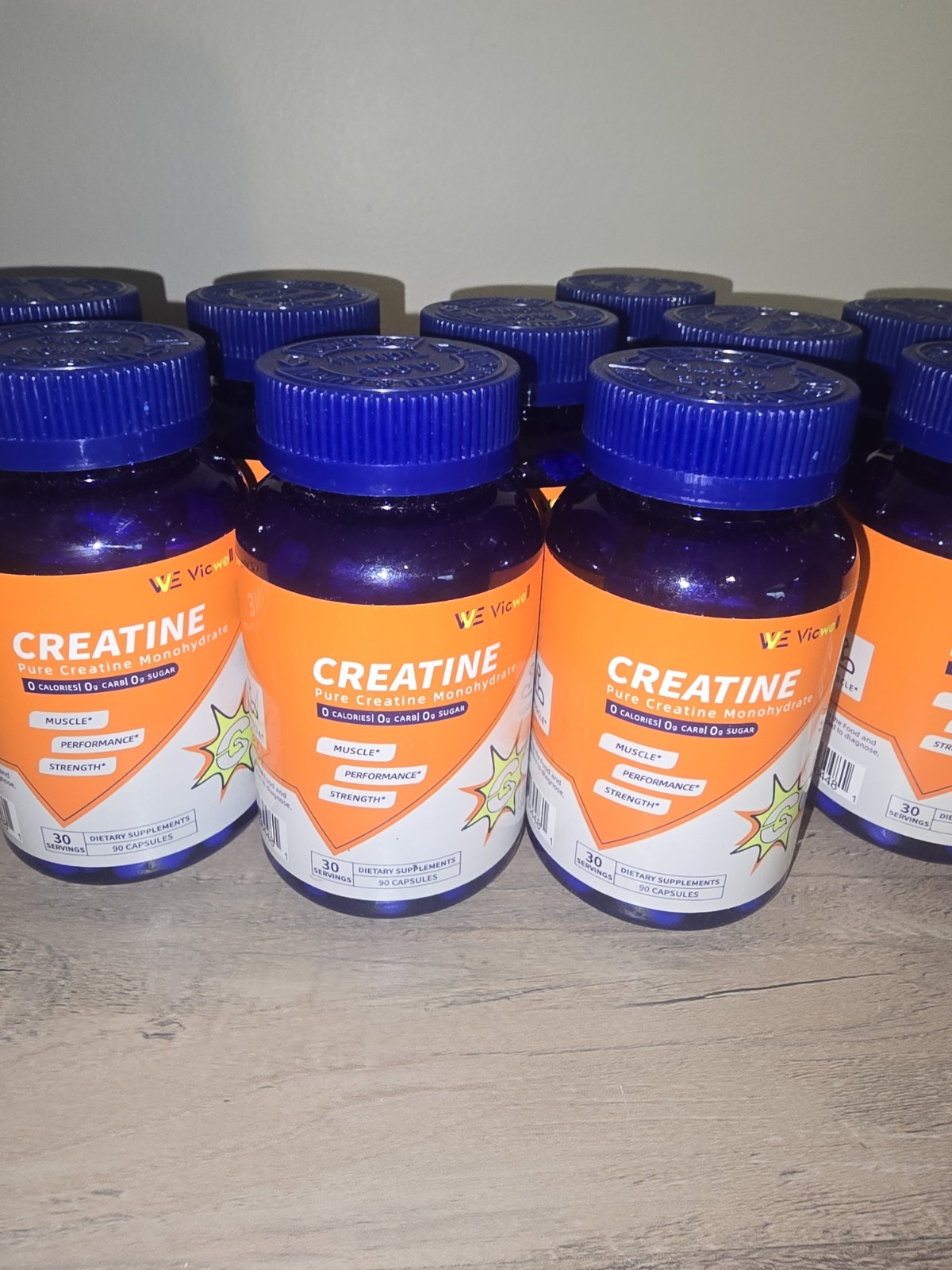 4 Pack Creatine Monohydrate 360 Capsules Exp 10/2027 New Sealed