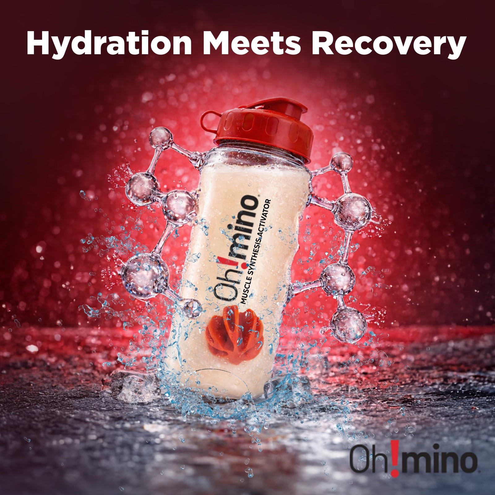 Ohmino Essential Amino Acids Supplement Drink Powder, Tropical Splash, Cafeei…