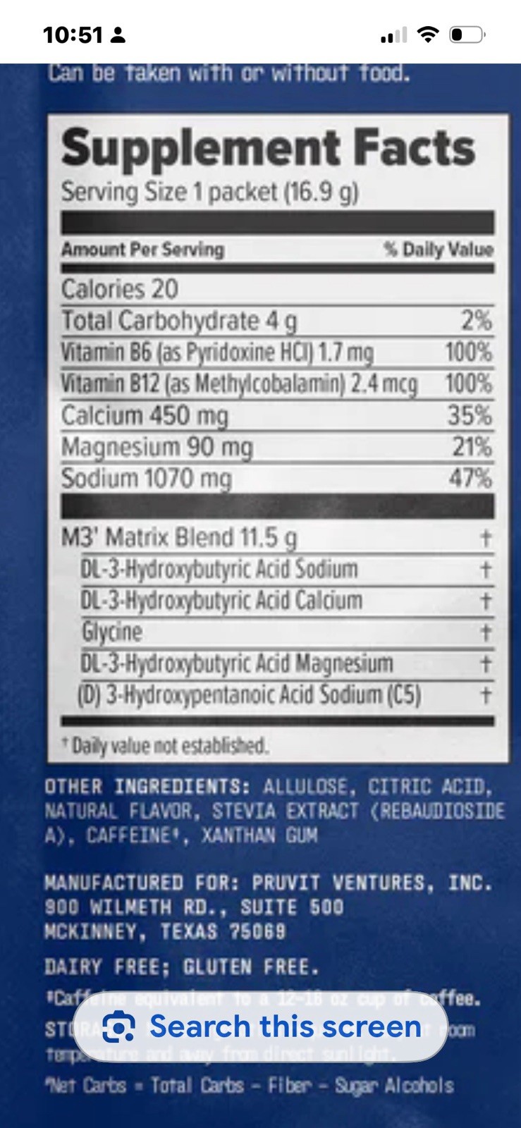 Pruvit K-1 Ketones 10 Pack – Raspberry Lemonade- New Sealed