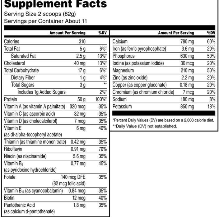 Muscle Milk Pro Series Protein Powder 50g Protein Knockout Chocolate 2 lb 11 Ser