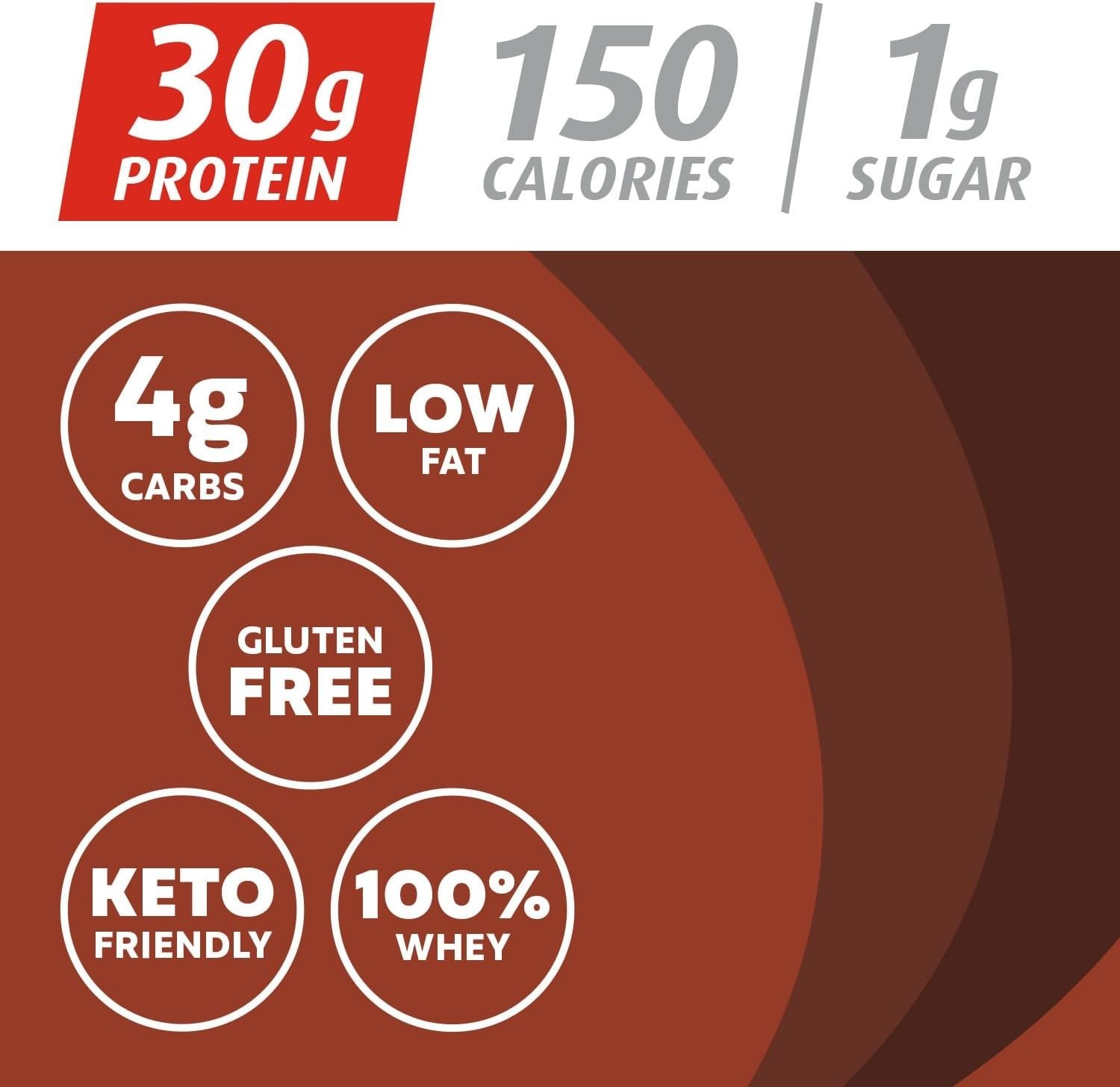 Powder, Chocolate Milkshake, 30g Protein, 1g Sugar, 24.5 Ounce