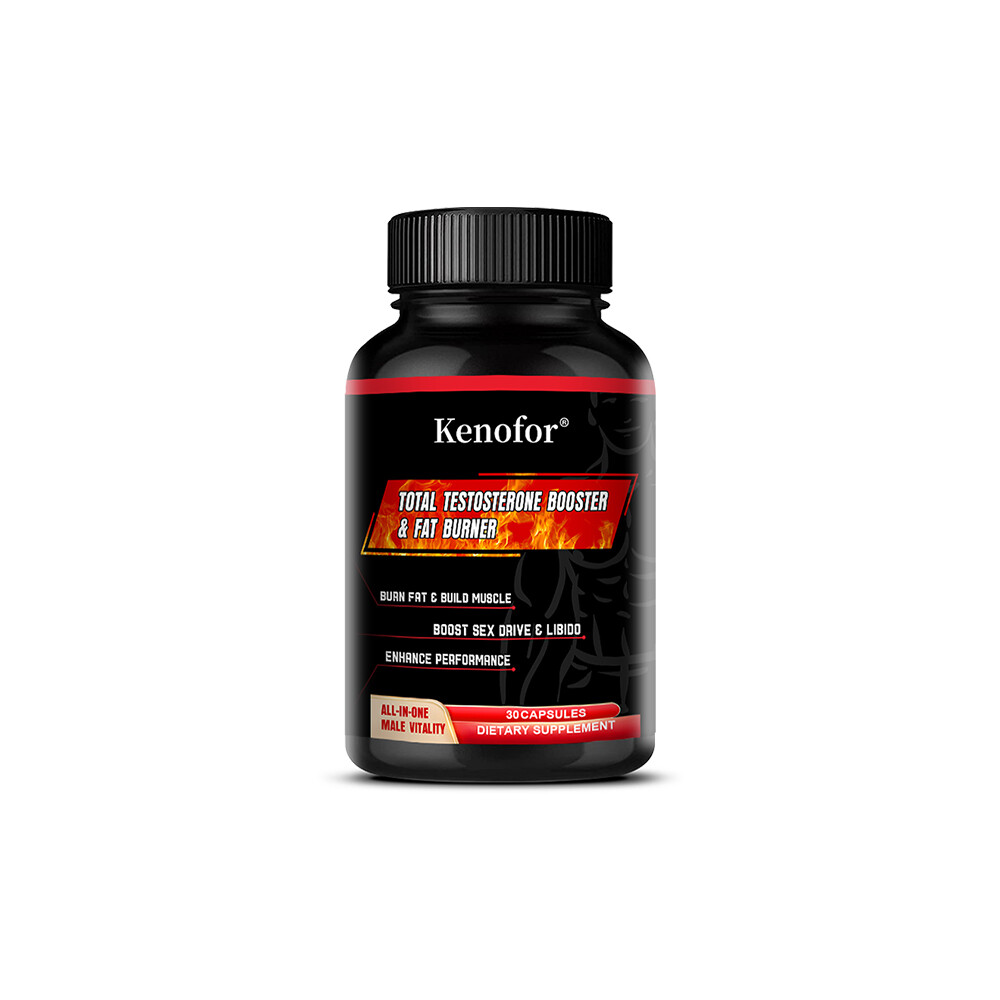 Total Testosterone Booster and Fat Burner–Boosts Performance,Increases Endurance