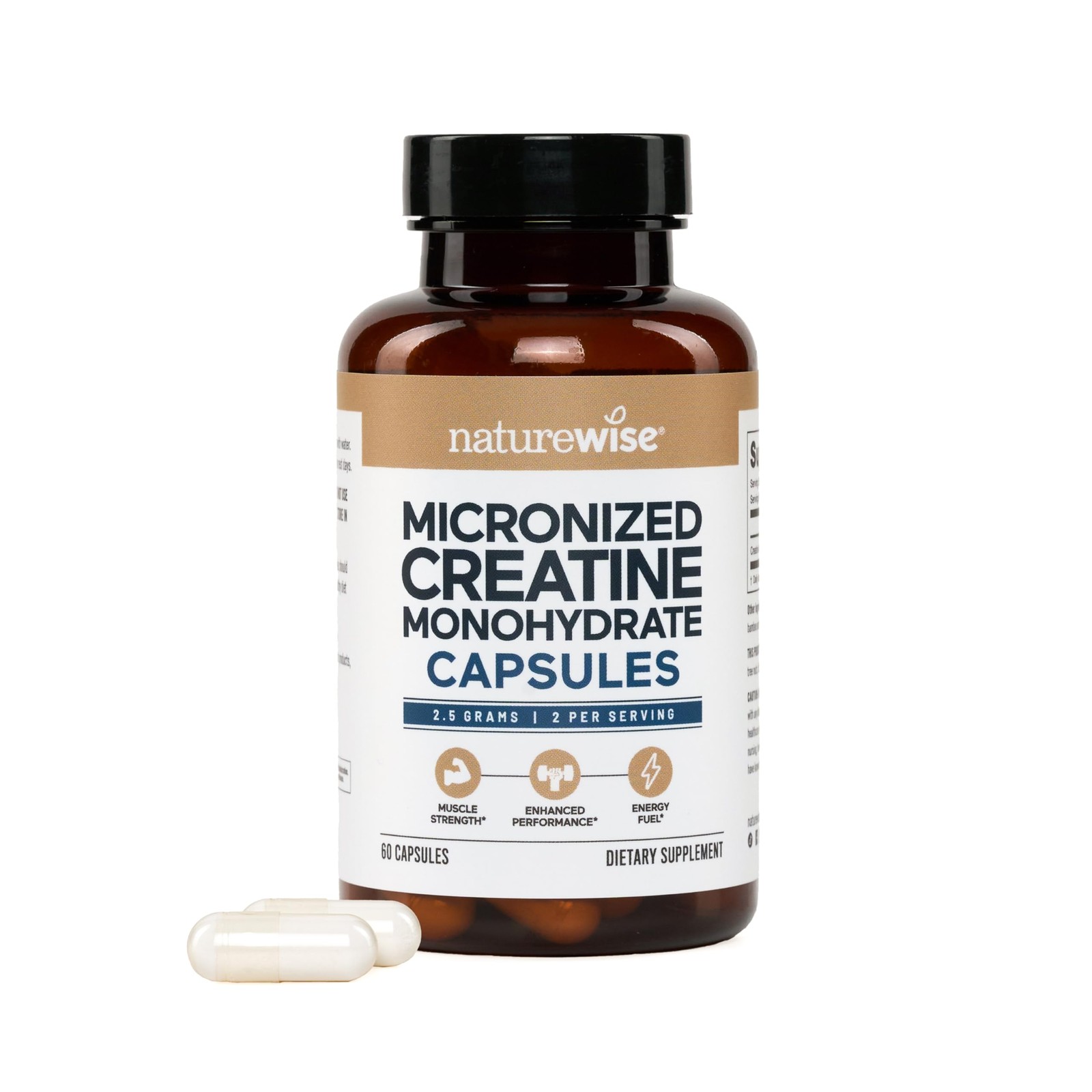 Micronized Creatine Monohydrate Pills, 2500mg Per Serving – Creatine for Wome…