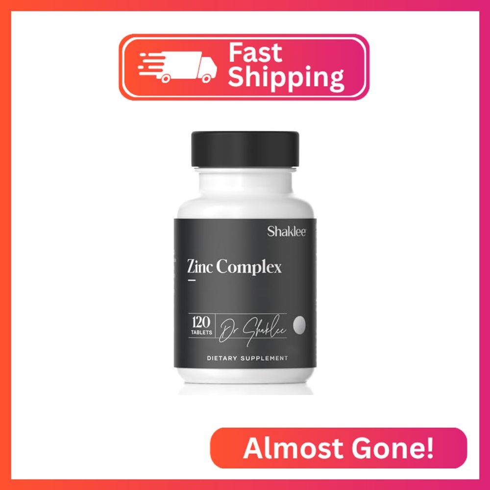 Shaklee – Zinc Complex – Boosts Enzyme Activity, Protein Synthesis – 120 Tablets