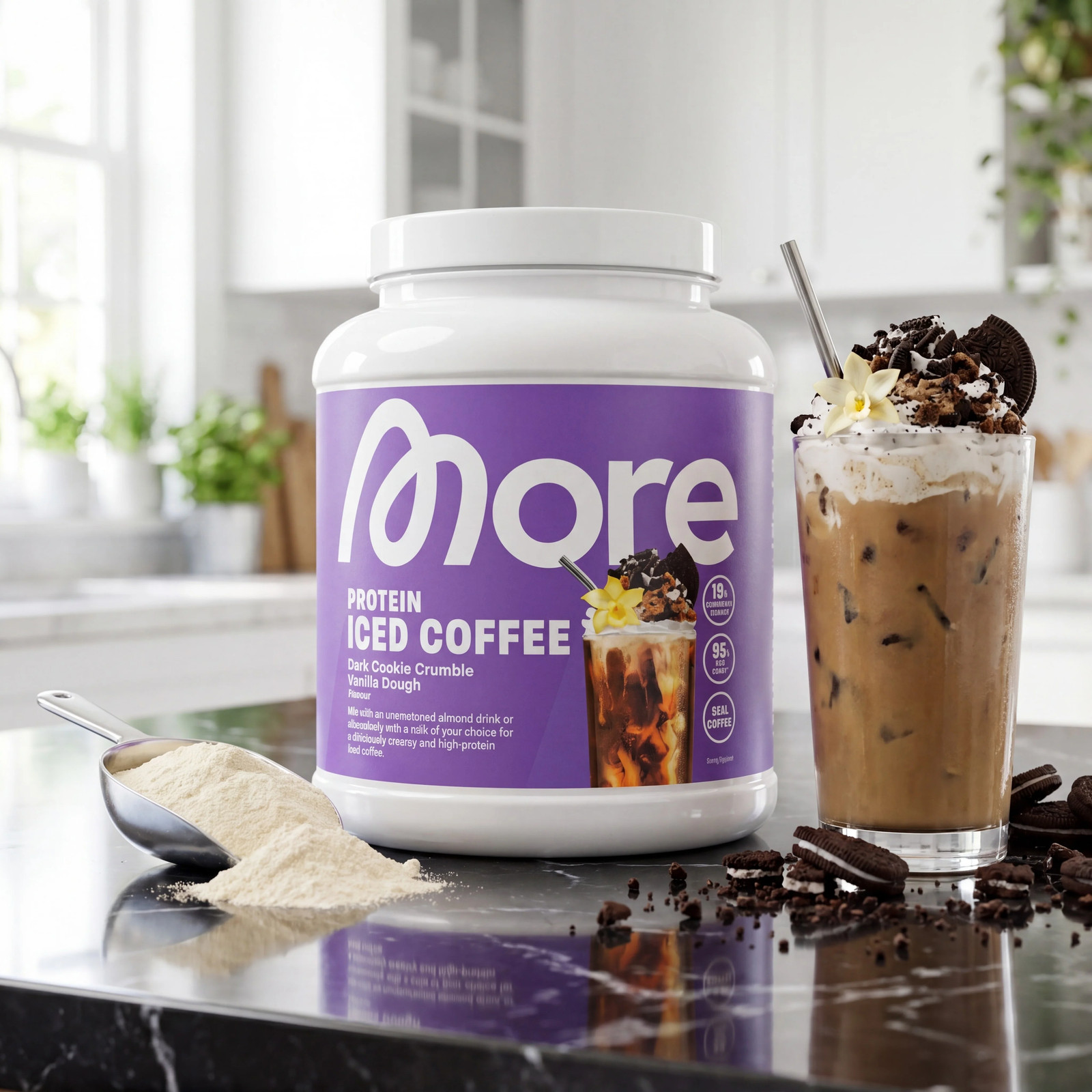 More Nutrition Protein Iced Coffee – 14 Varieties | 500g / 2kg | NEW & BOXED