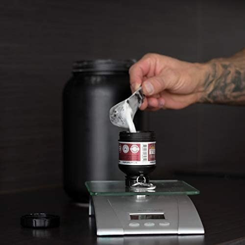 Whey2Go Black Protein Powder Storage Container 50g – BPA Free Shaker Bottle