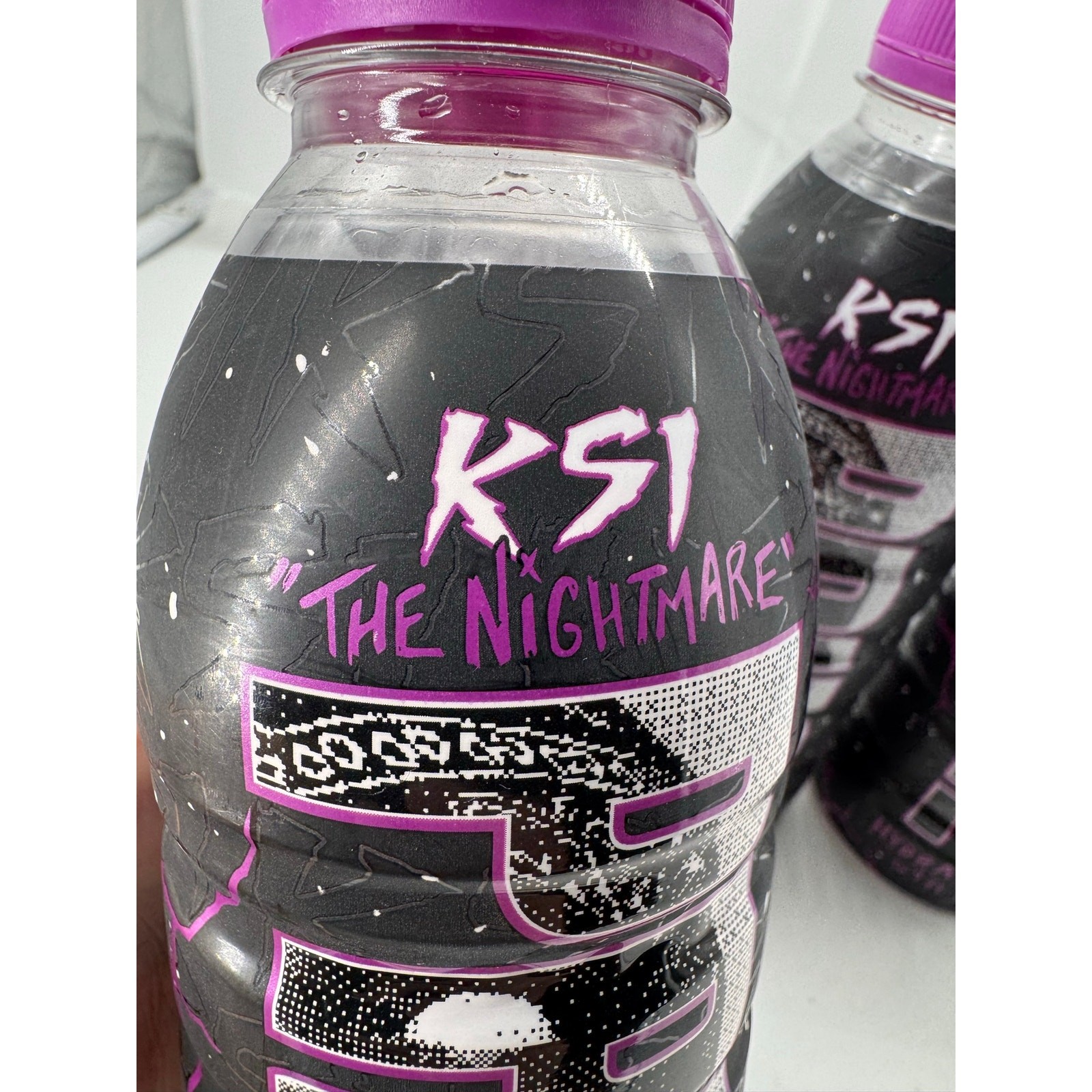 Lot of 3 – Prime KSI The Nightmare Strawberry Cream hydration drink 16.9 oz