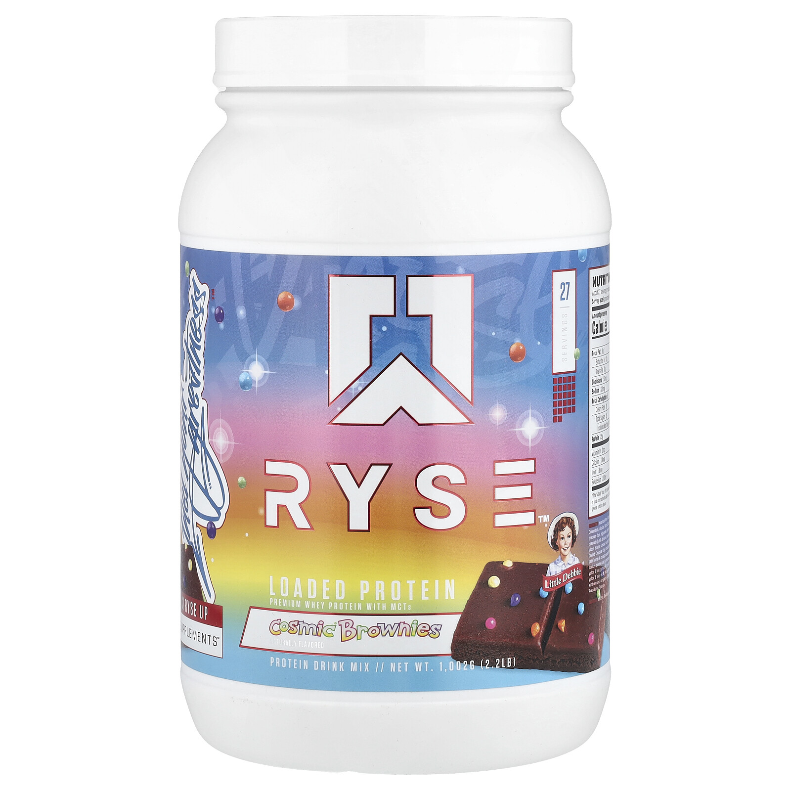 Loaded Protein, Premium Whey Protein with MCTs, Little Debbie® Cosmic® Brownies,