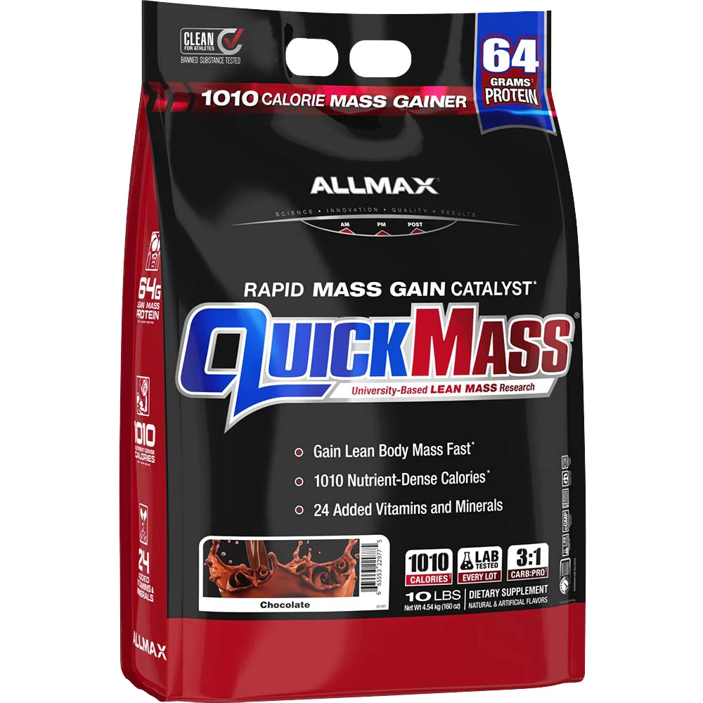 Allmax Nutrition QuickMass 10lb SAME DAY SHIPPING