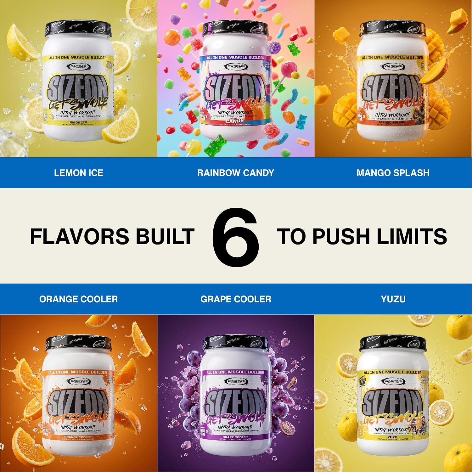Sizeon Intra Workout, Whey Protein Powder, the Ultimate Hybrid Intra-Workout Ami