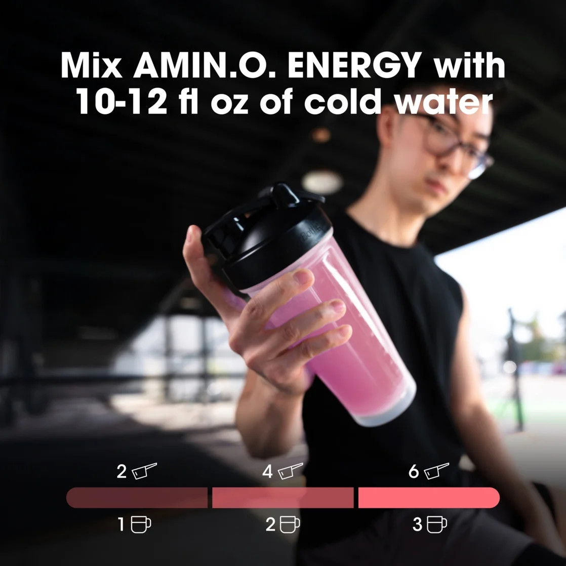 Amino Energy Hydration + Focus Powder, Strawberry Burst, 9.5 Oz