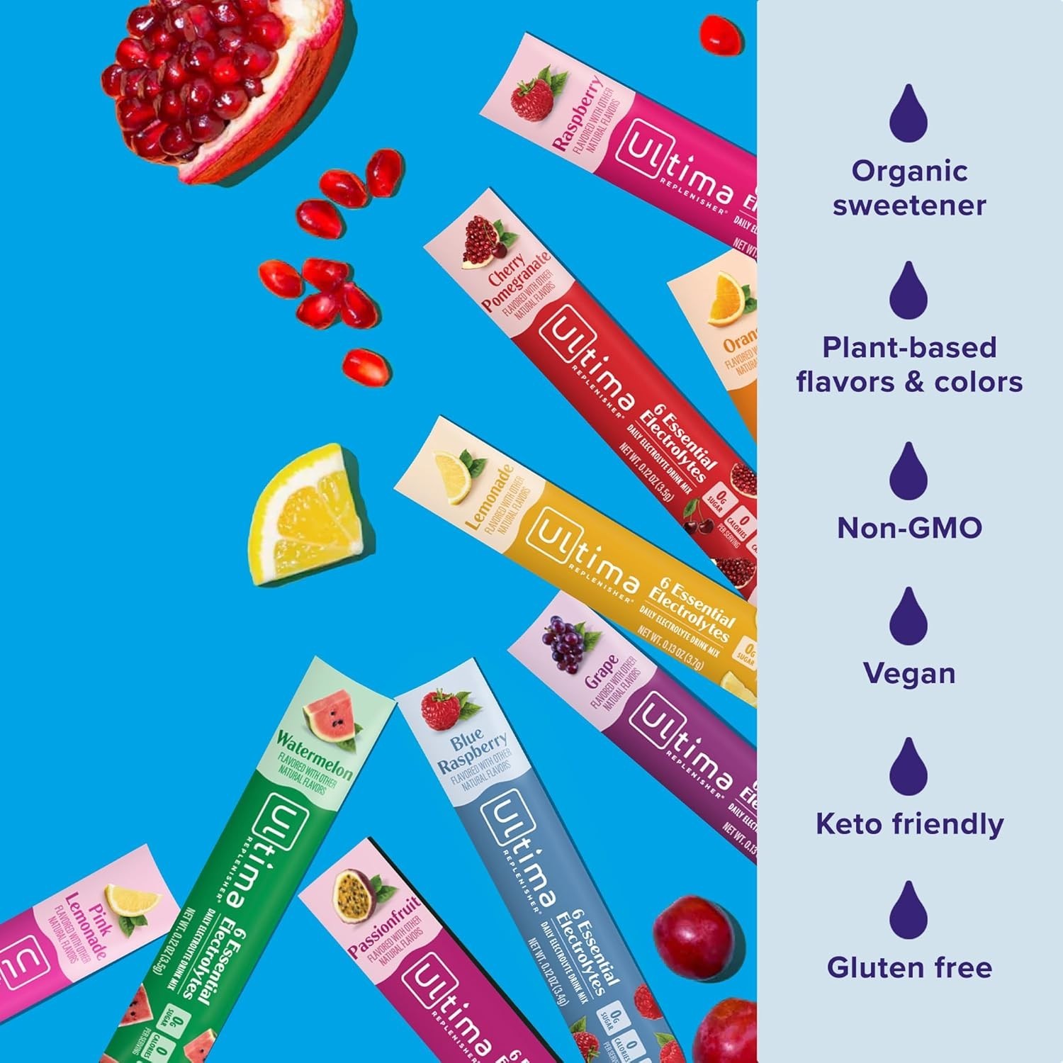Keto Friendly Electrolyte Powder Packets, 36 Servings
