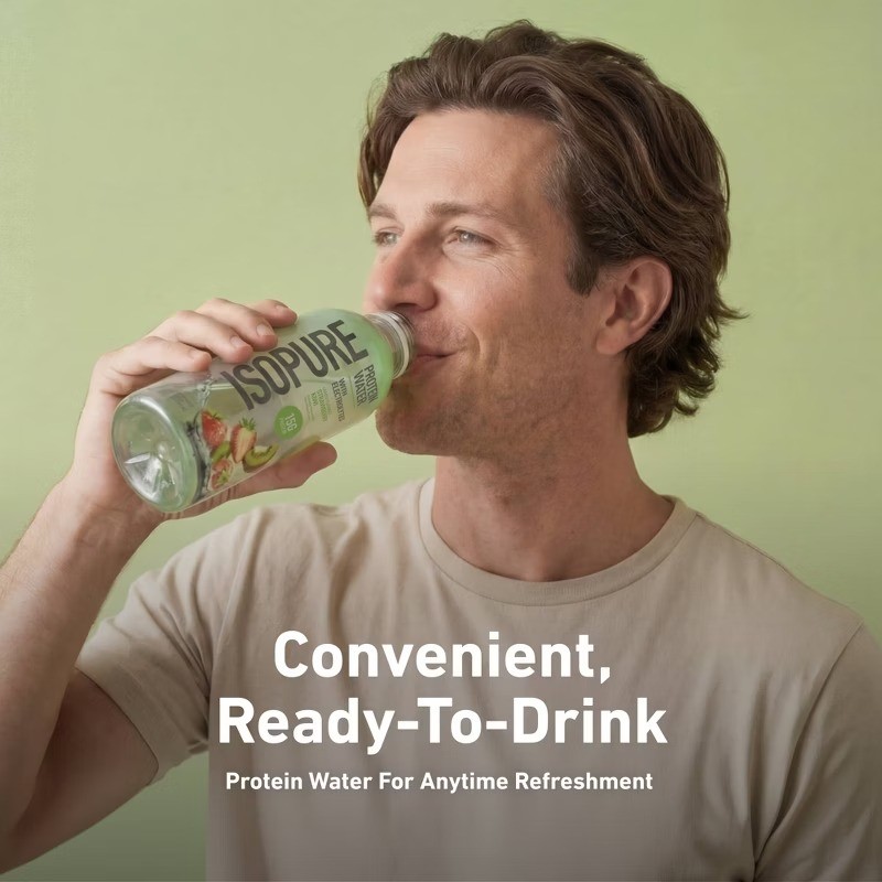 Ready to Drink Strawberry Kiwi 15g Clear Protein Water with Electrolytes –