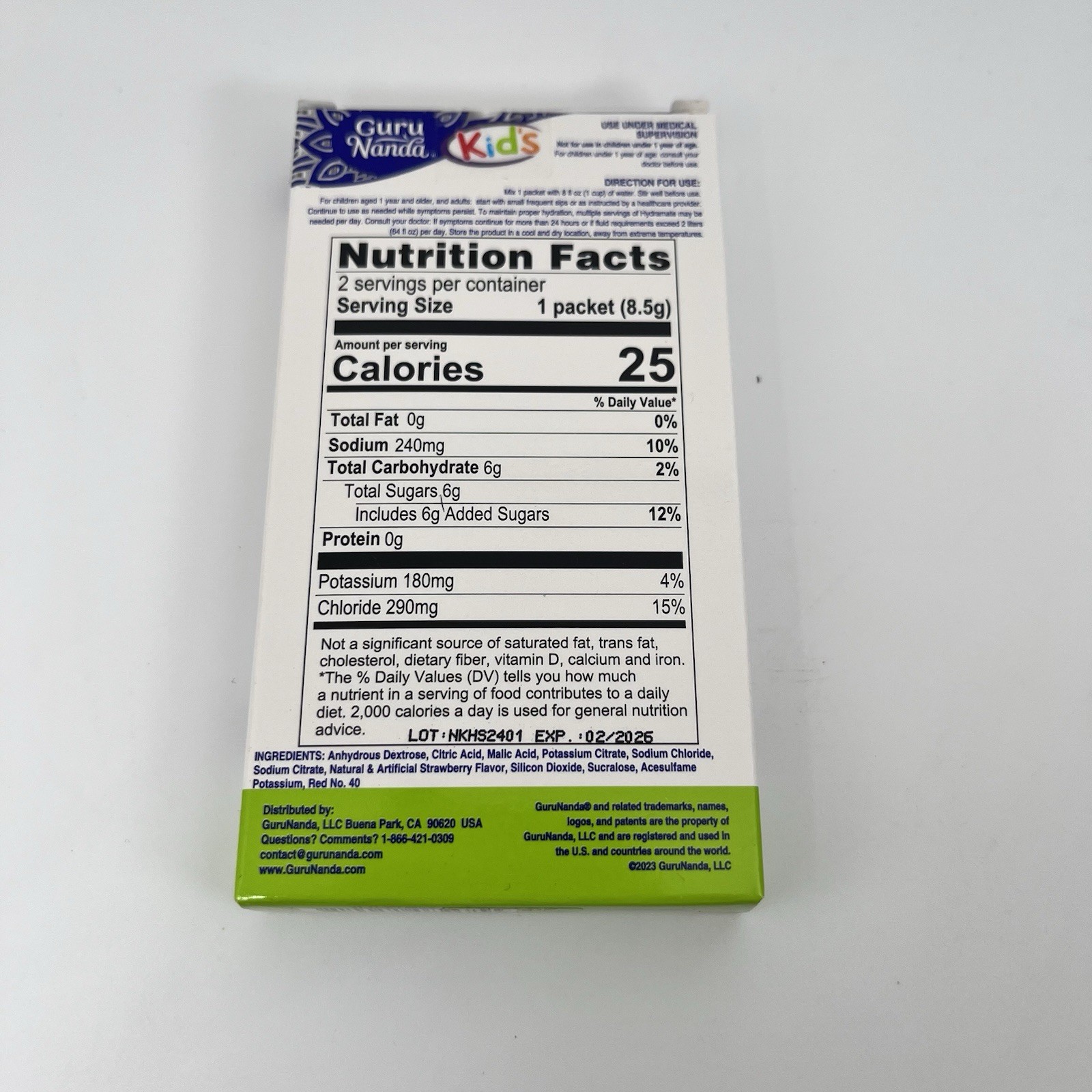 Guru Nanda Hydramate 3 boxes Kids Electrolyte Powder Apple Grape Strawberry NEW