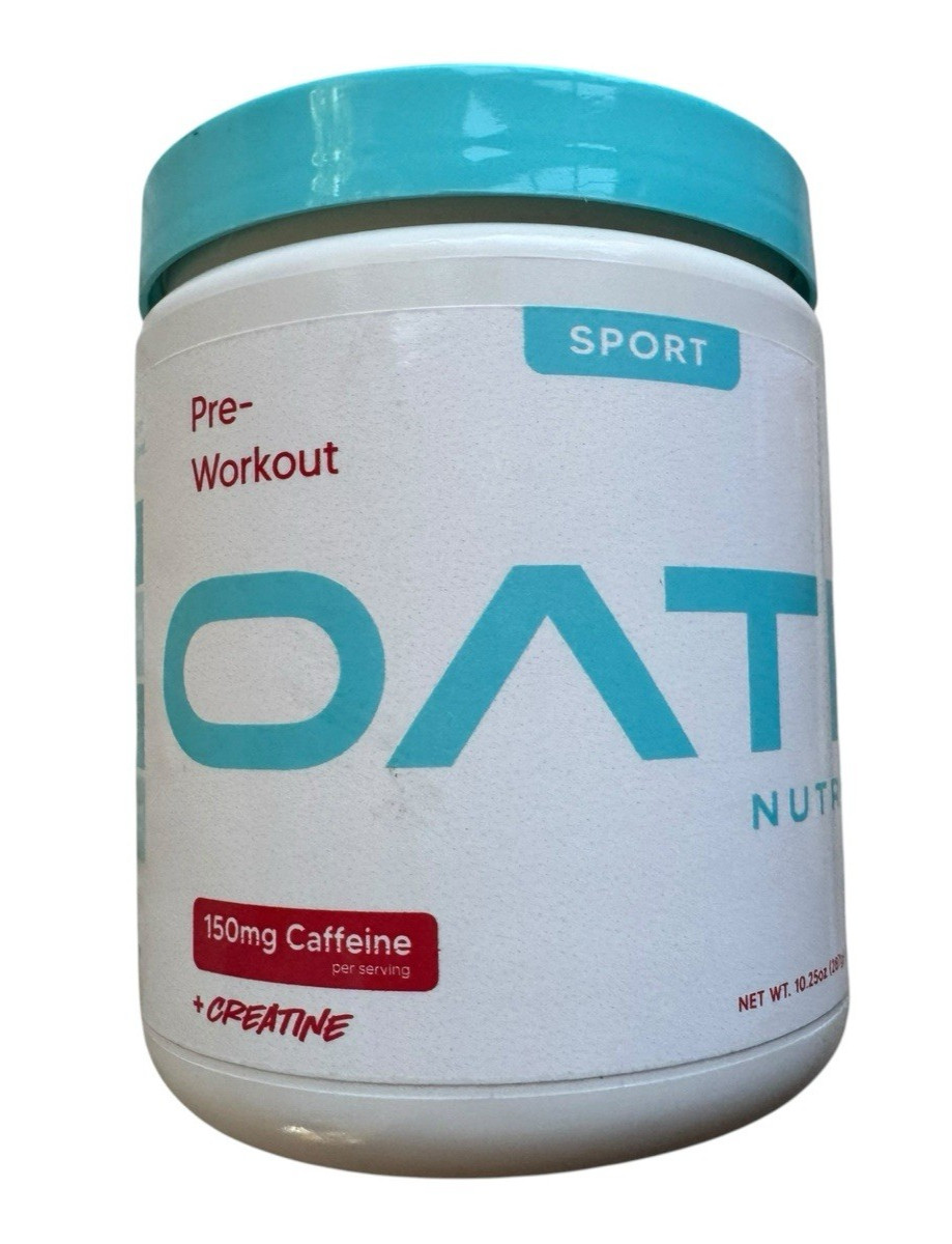 Oath Nutrition Sport Sugar Free Pre-Workout Powder Coco-Razz EXP 11/08/2026
