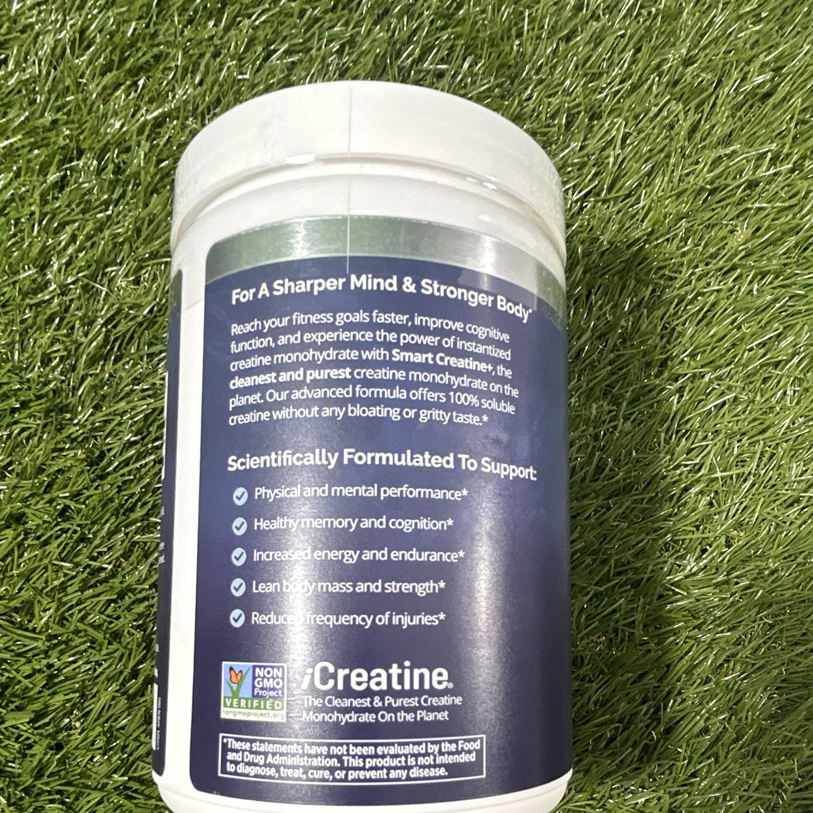 brainMD Smart Creatine+ Instantized Creatine Monohydrate Powder 309g Exp 06/2027