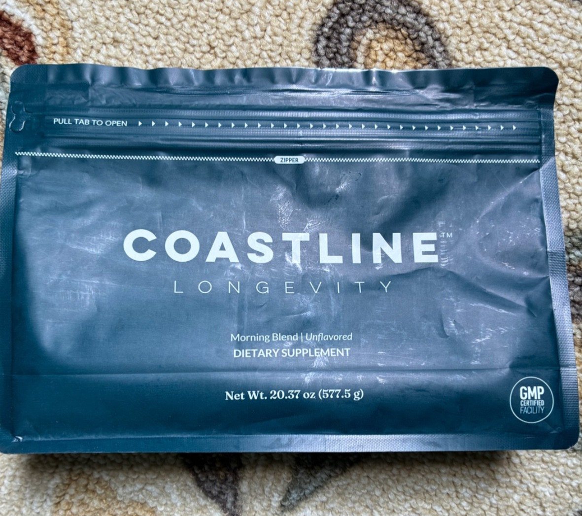 Coastline Longevity Morning Blend With Creatine, 20.37oz, 30 servings EXP 5/2027