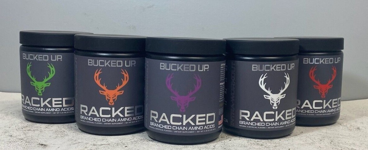 Bucked Up RACKED Branched Chain Amino Acid Intra-workout Dietary Supplement USA