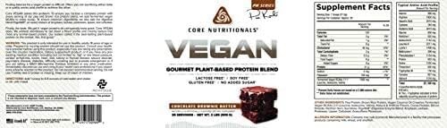 Core Nutritionals VEGAN Plant-Based Protein Blend 29 Serv (Chocolate Brownie)