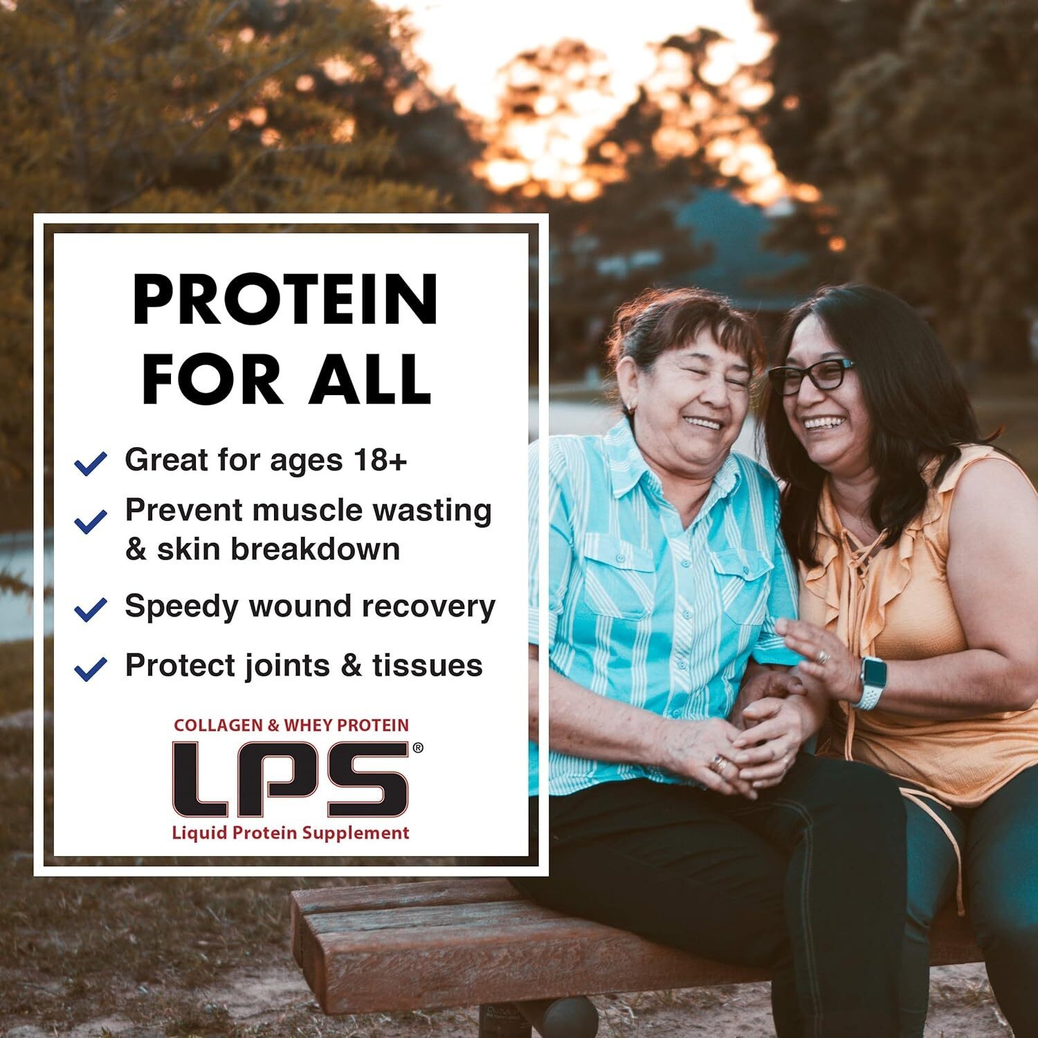 LPS Liquid Protein Supplement Collagen & Whey Sugar Free 15 Grams 32 Fl Oz.