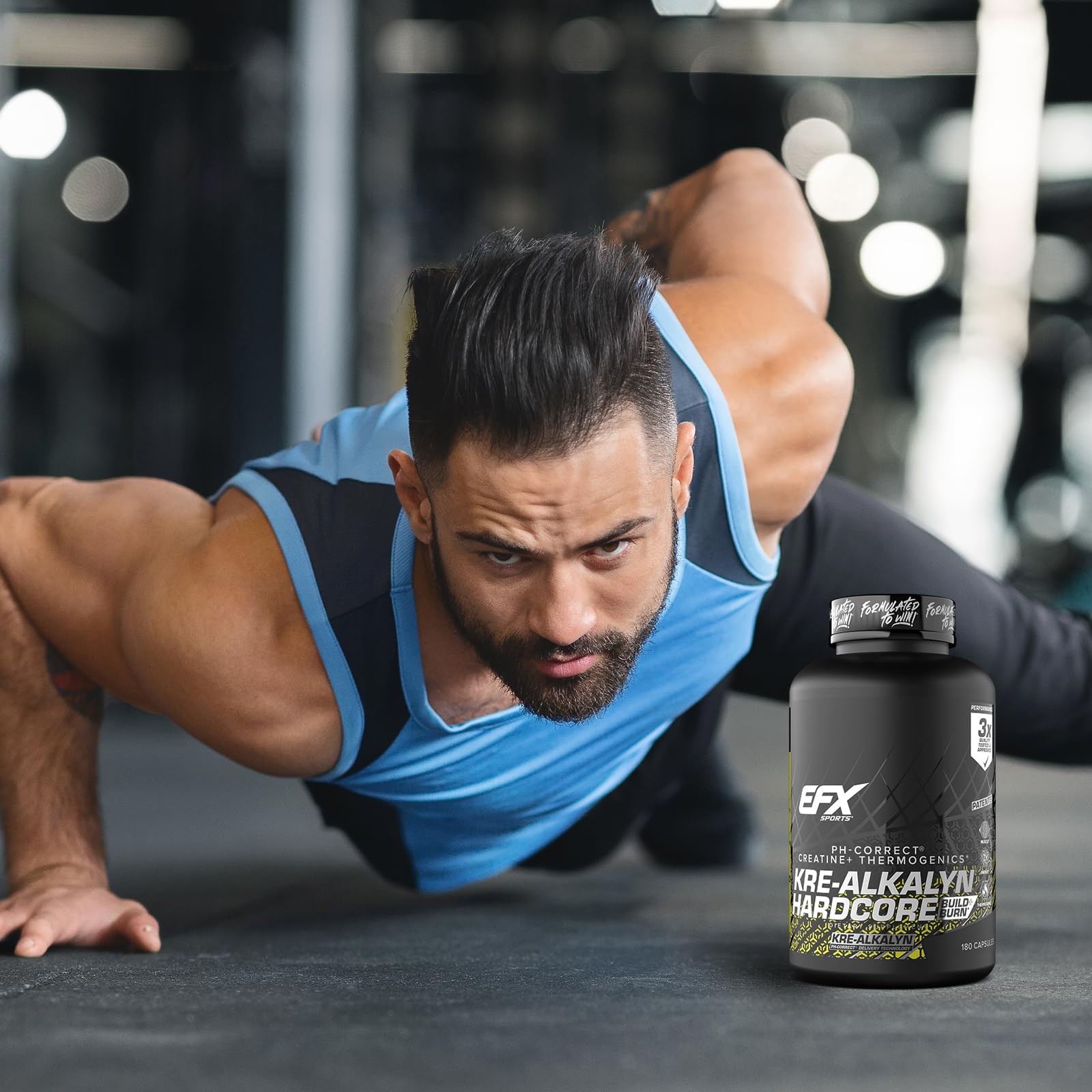 Kre-Alkalyn Hardcore | Thermogenic pH Correct Creatine Monohydrate Pill Suppl…