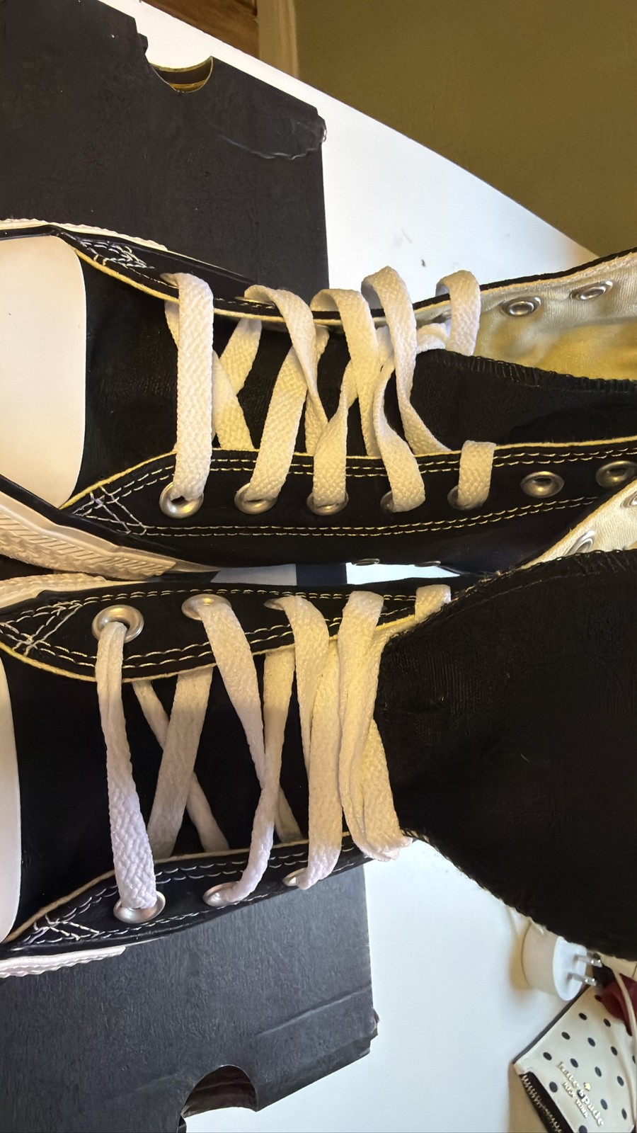 Converse Chuck Taylor All Star High Top Sneakers Black Unisex M9160W 8.5 M 6.5