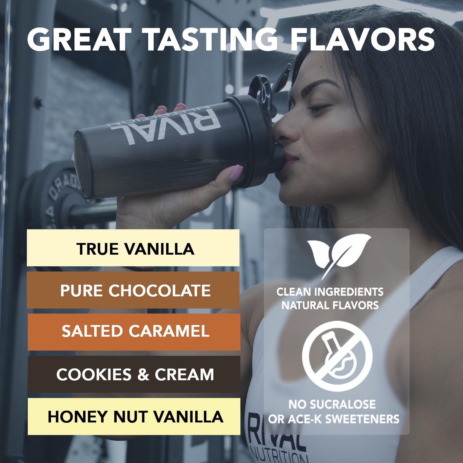 Rival Nutrition Clean Rival Whey Pure Chocolate Protein Powder I Whey Isolate
