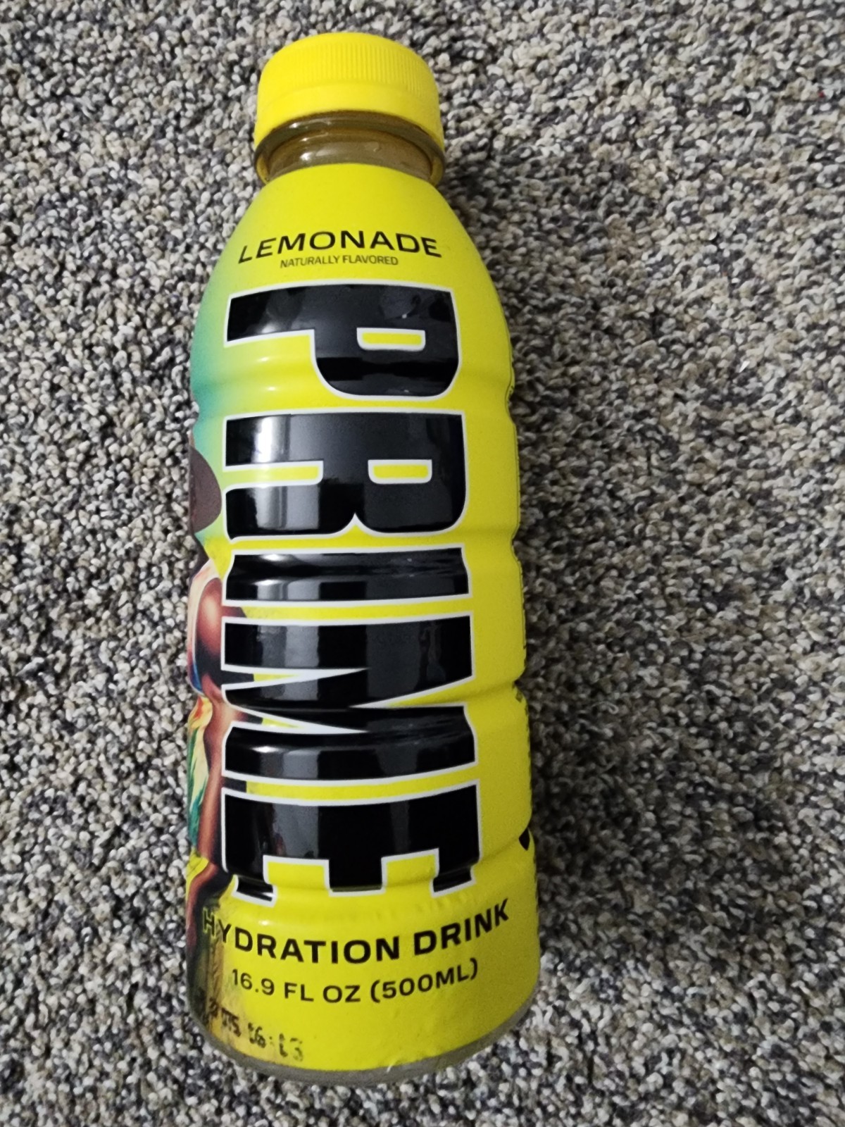 PRIME DRINK LEMONADE LOGAN PAUL AND KSI LIMITED EDITION 16.9 OZ FULL BOTTLE NEW