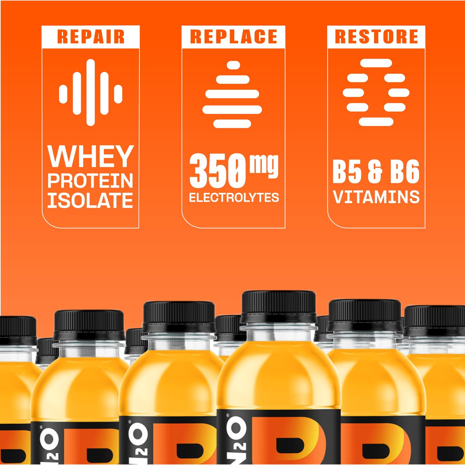 Protein2o Hydration Drink – 2-in-1 Liquid Clear Whey 16.9 Fl Oz (Pack of 12)