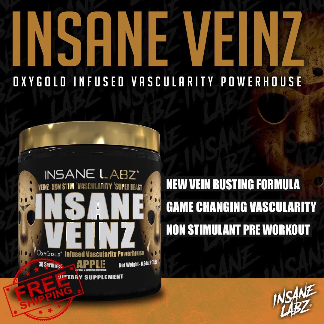 Insane Labz Grape Veinz Gold 30 Servings